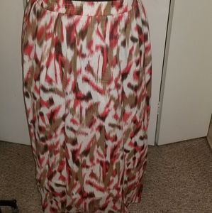 EUC Cotton Ikat Maxi Skirt